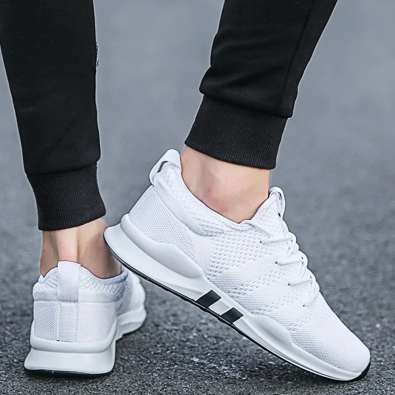 2019 Light Breathable Mesh Shoes Men Summer Casual Fashion Walking Comfortale Trainers Big Size 13 47 | Обувь