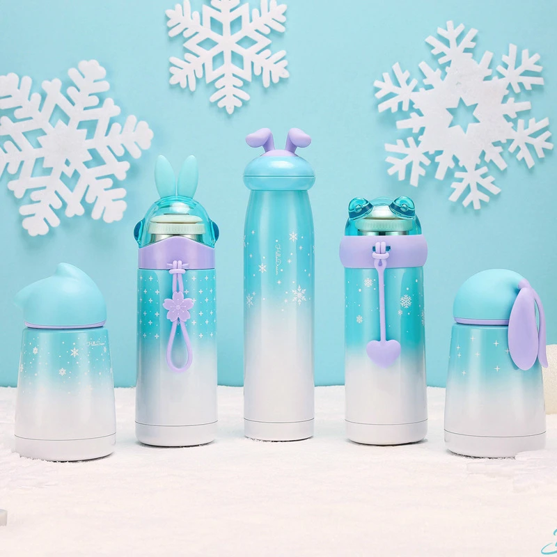 Water Bottle Thermos Star Gradient 304 Stainless Steel Mug Gift Cup Creative Portable Cute Travel Outdoor Exercise Bike Sports | Дом и сад