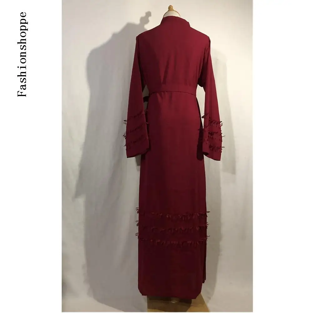 Кафтан Дубай abaya кимоно халат мусульманское платье хиджаб Абая для женщин Восточный халат из марокена Катара Elbise турецкая исламская одежда