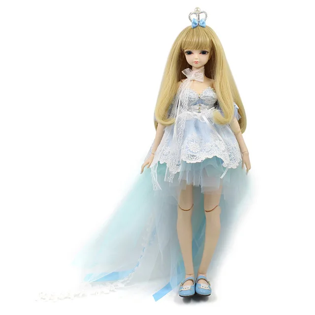 DBS мечта фея 1/4 bjd 45 см с/без одежды сочетание с светлыми волнистыми волосами