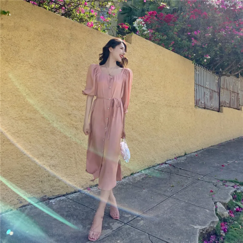 

Cheap wholesale 2019 new Spring Hot selling women's fashion casual sexy Dress dress elegant BW5673