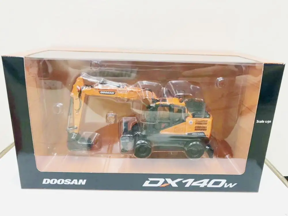 Универсальный хобби 1/50 Doosan DX140W колесный литой экскаватор модель UH8108
