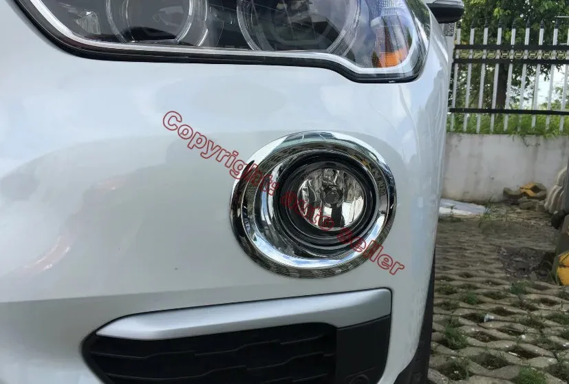 ABS Chrome Front Fog Light Lamp Cover Trim For BMW F48 X1 2016 2017 | Chromium Styling