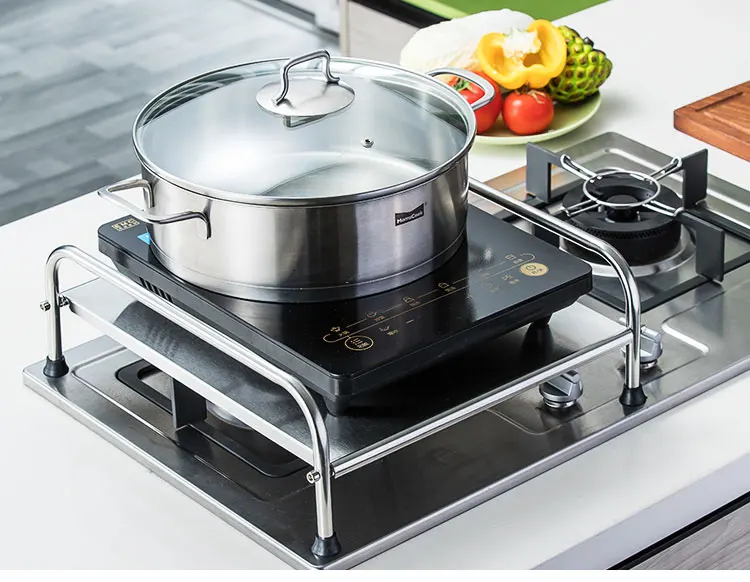 Inox индукционная плита полка опорный стол кухонная газовая плита крышка база многофункциональная плита держатель кухонные приборы