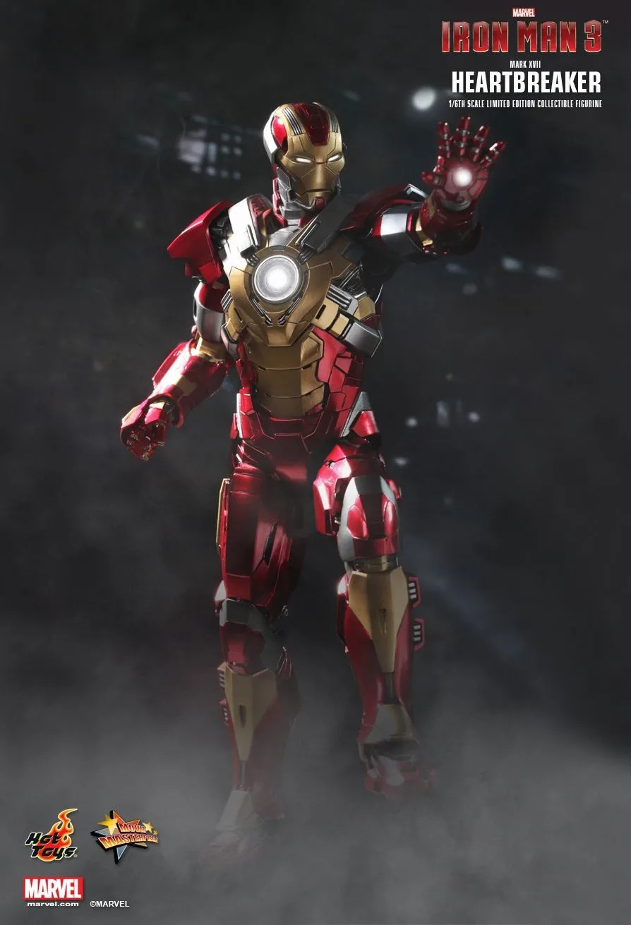 Горячие игрушки 1/6 MMS212 Heartbreaker MK17 Железный человек 3 (Mark XVII) Ограниченная серия