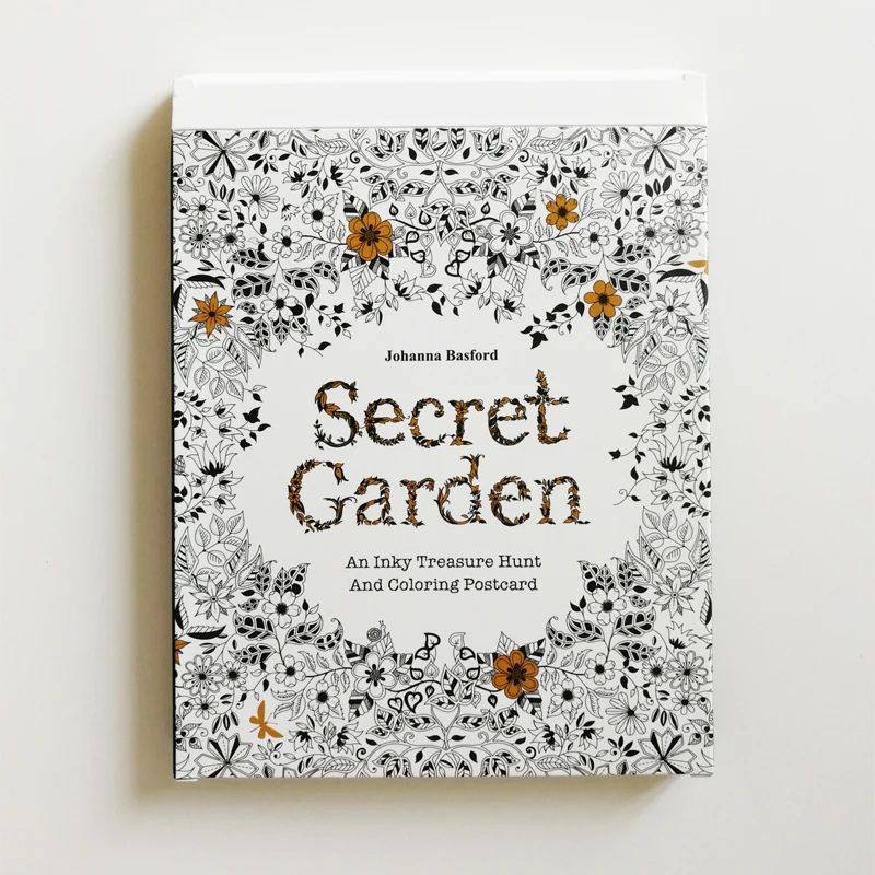 Secret Garden большой Размеры раскраска открытки 30 листов/комплект анти стресс