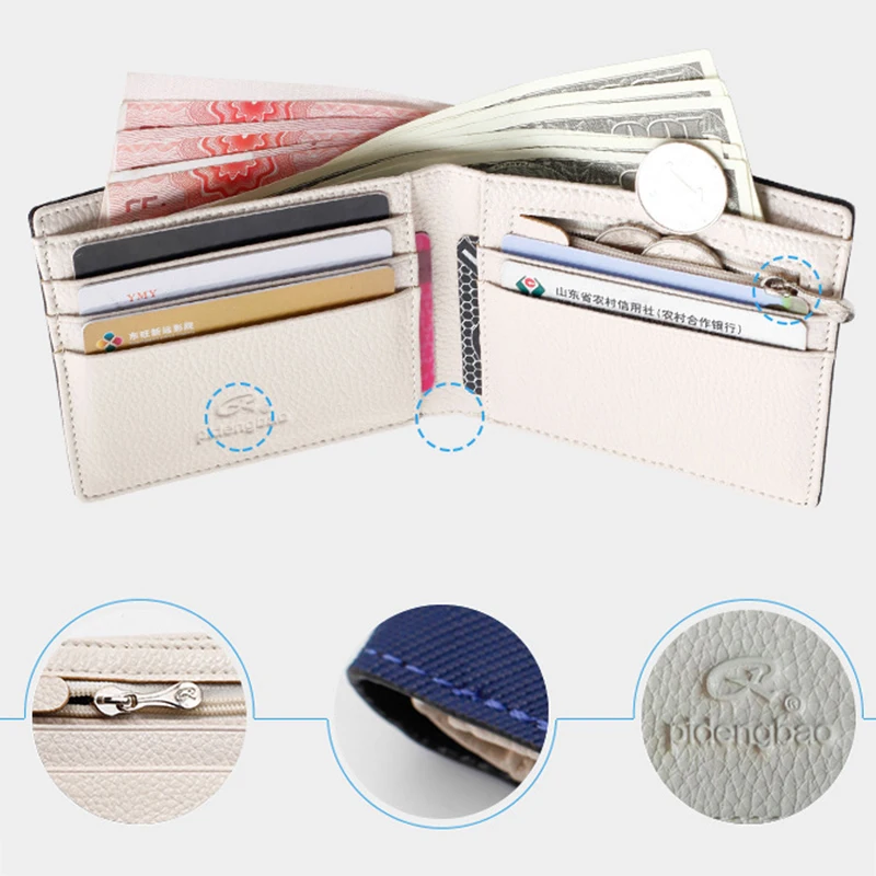 2017 известный мужской кошелек сумка для кредитных карт карман денег большая