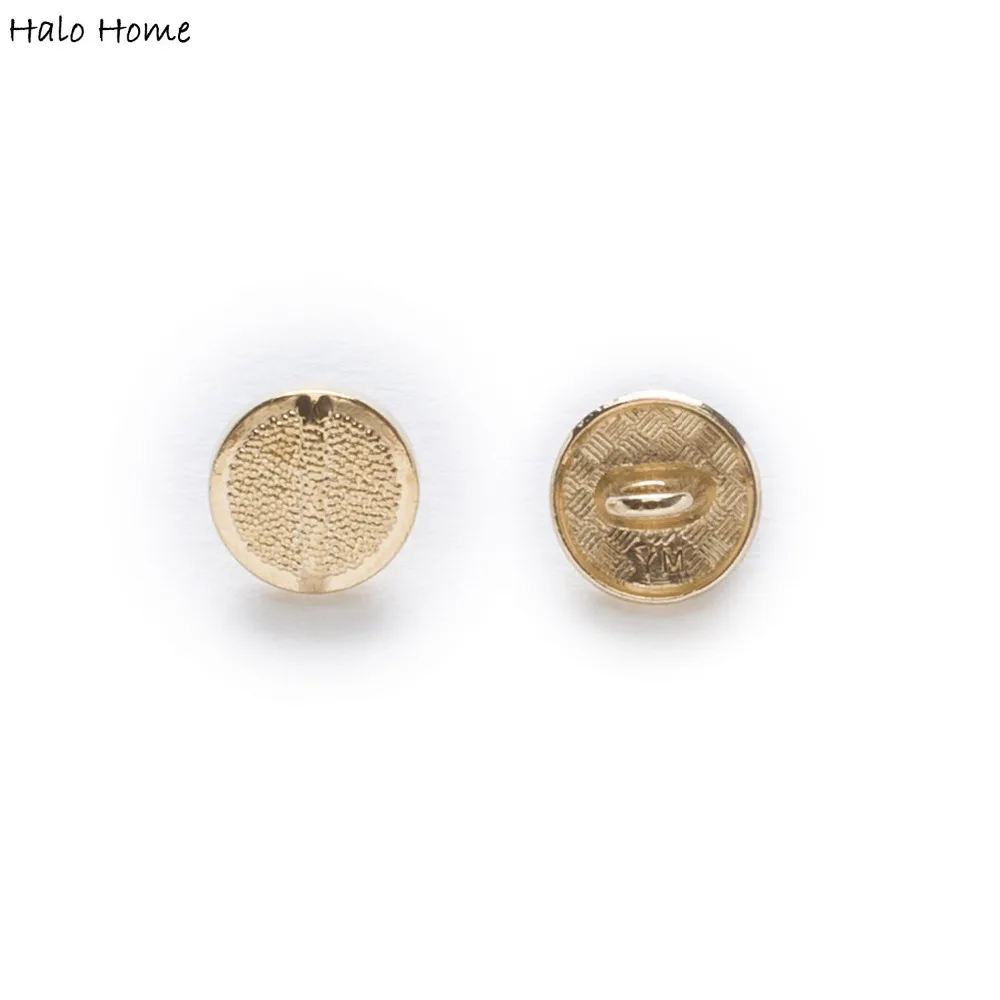 10 шт. на каждый день из золотистого металла пуговки одежды рубашка швейный Декор