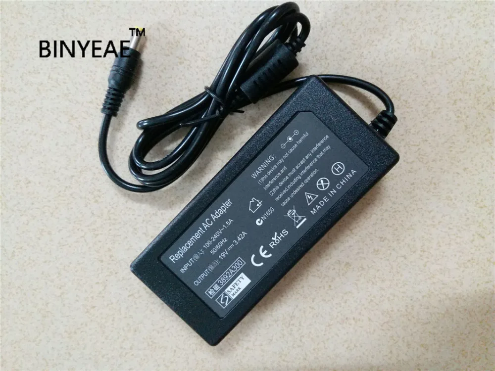 Зарядное устройство 19 в 3.42A 65 Вт адаптер переменного тока для ACER ASPIRE 5710 5710Z 5715Z 5720
