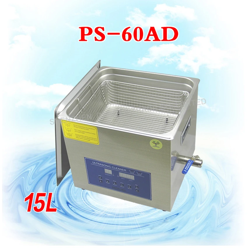 

1PC Dual-band dual power PS-60AD laboratory electric vacuum degassing equipment ultrasonic cleaning machine 360W / 15L