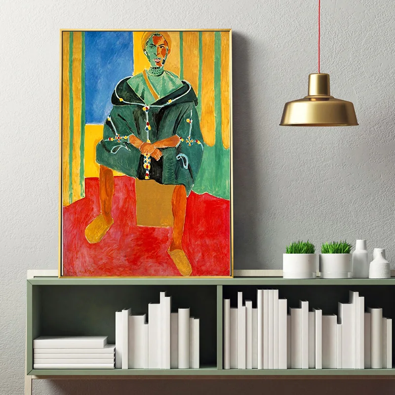 Космический город Анри Матисс Fauvism чтение женщины холст картины Винтаж Плакат из