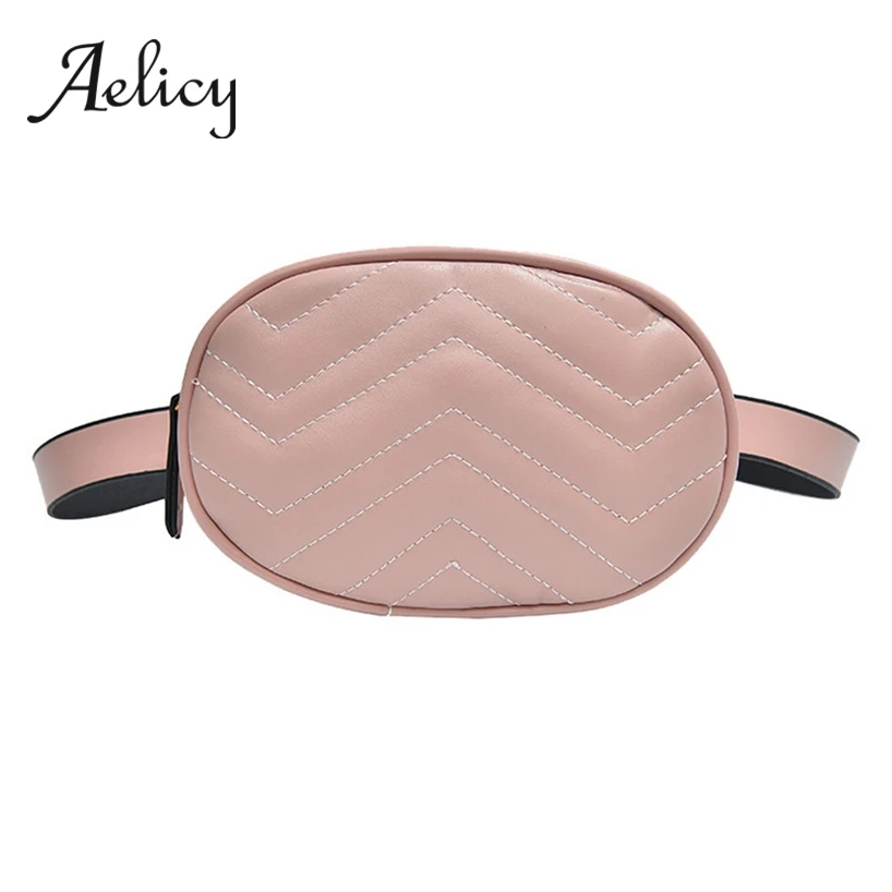 Aelicy, женская сумка на ремне, высокое качество, женская сумка через плечо, на молнии, овальная кожаная нагрудная сумка, женская маленькая модная поясная сумка для леди
