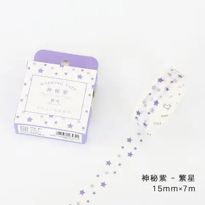 Новые однотонные ленты Васи качество канцелярские Diy Скрапбукинг Фотоальбом Школьные Инструменты Kawaii скрапбук бумажные наклейки подарок - Цвет: 4