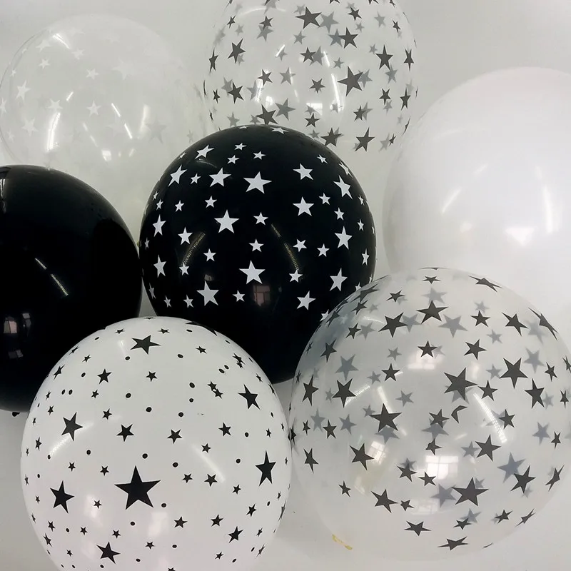 30 шт. латексные воздушные шары с пятиконечными звездами 12 дюймов 2 8 г|shop wedding