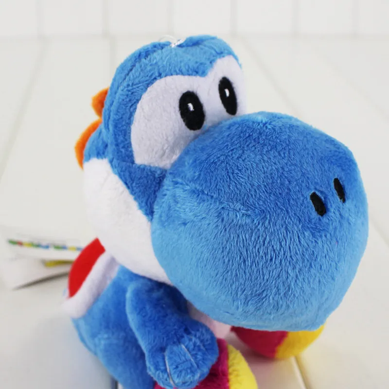 " 3 вида стилей Super Mario Bros зеленый желтый синий Yoshi плюшевые куклы игрушки Рождественский подарок Розничная торговля