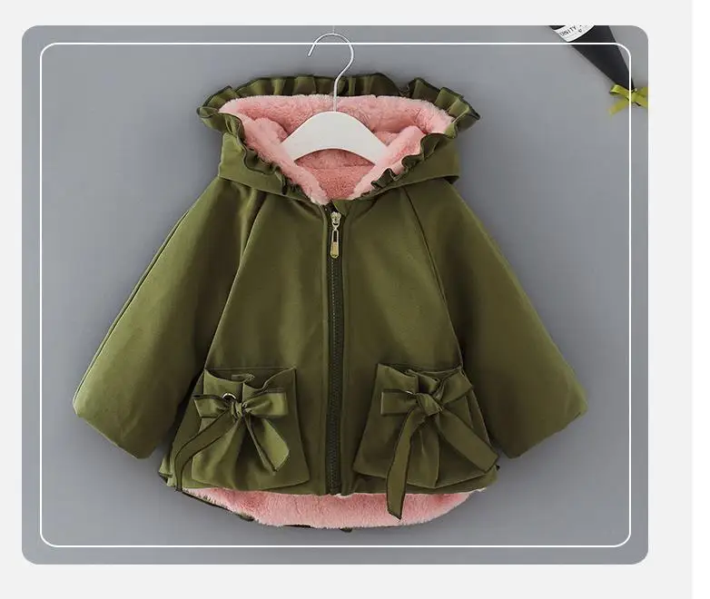Детское Утепленное зимнее пальто с добавлением шерсти | Мать и ребенок