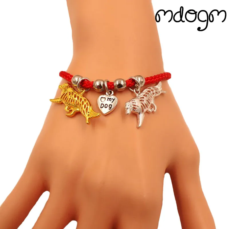 Бордюр колли собака животное амулет браслет для женщин мужчин Пара Любовь