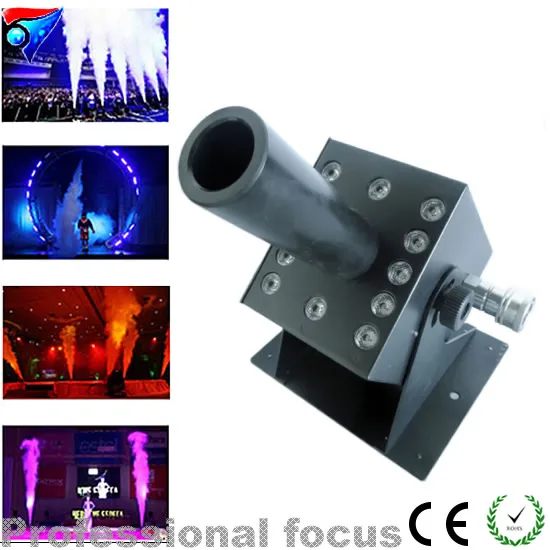 12X3 Вт Led Co2 Jet сценическое освещение DMX Led американский DJ CO2 струи без шланга