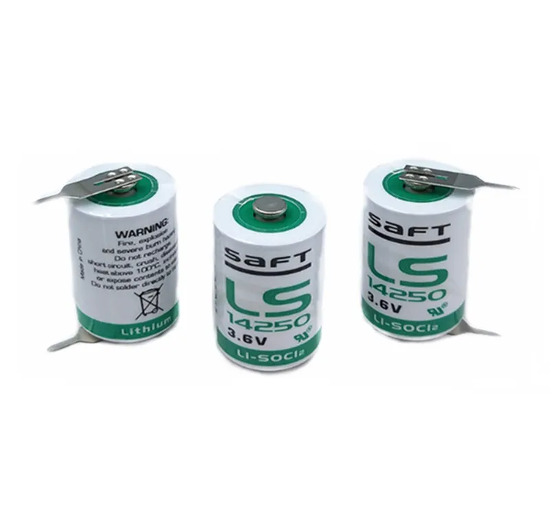 2 шт./лот новый оригинальный SAFT LS 14250 LS14250 1/2 AA 1/2AA 3 6 V 1200mAh PLC литиевая батарея с двумя