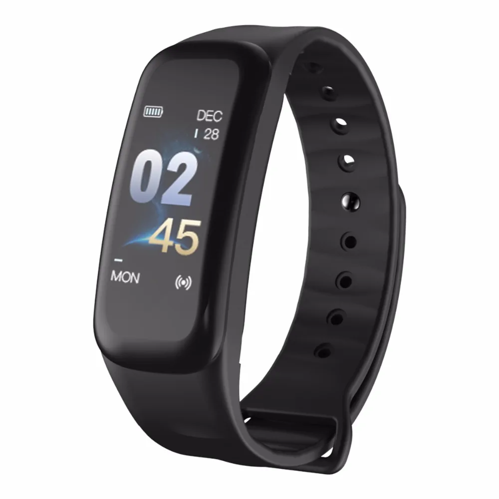 

2020 New Smart Bracelet C1s Color Screen Waterproof Wristband Heart Rate Monitor Blood Pressure Measurement Fitness Tracker Band