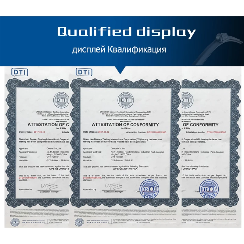 Щетки стеклоочистителя для Nissan Patrol Y61 1997-2014 20 ''+ 20'' пара лобового стекла