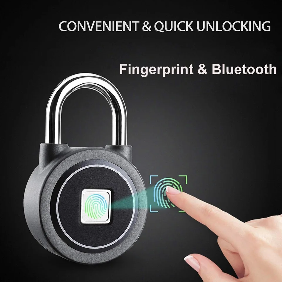Водонепроницаемый смарт замок со сканером отпечатков пальцев|Электрический