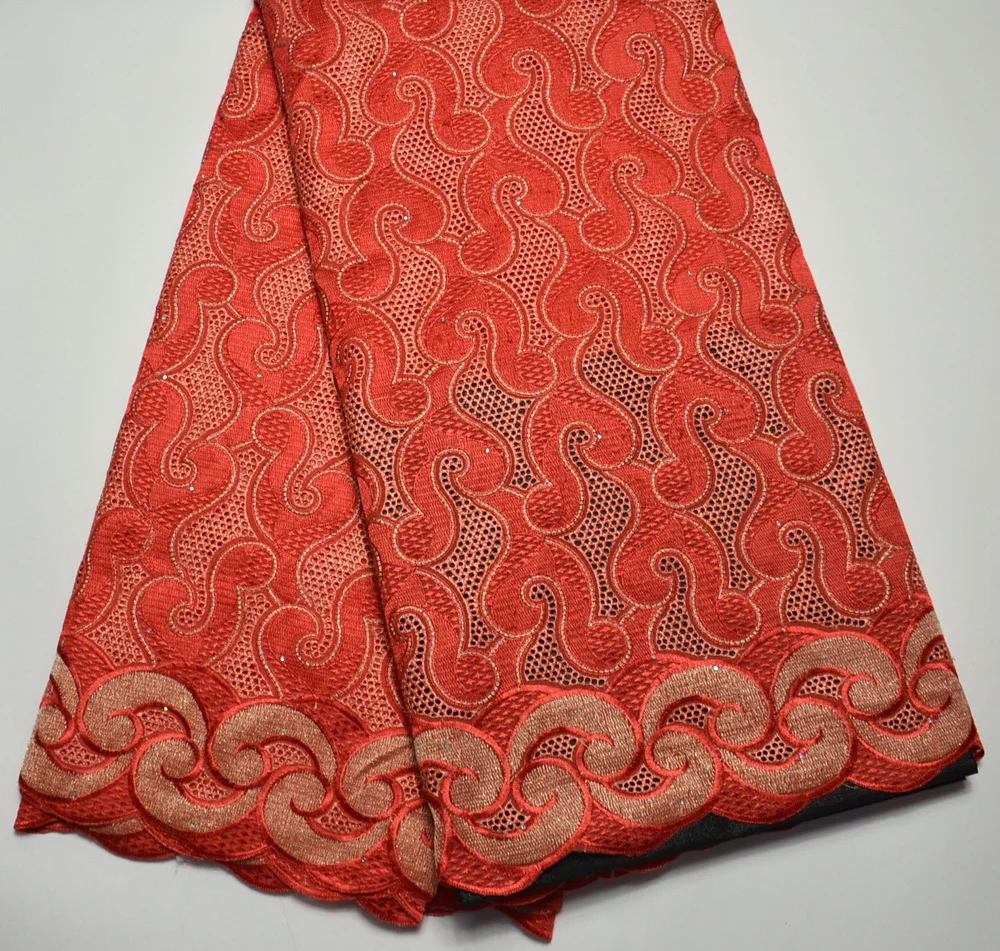 

Новейшее Высокое качество 100% Швейцарский дизайн Коралловая швейцарская вуаль кружевная ткань для Нигерии свадьбы 5 ярдов Тюль кружевная тк...