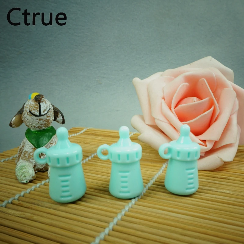 10 шт. акриловая детская бутылка и соска детский душ сувенир сделай сам украшения