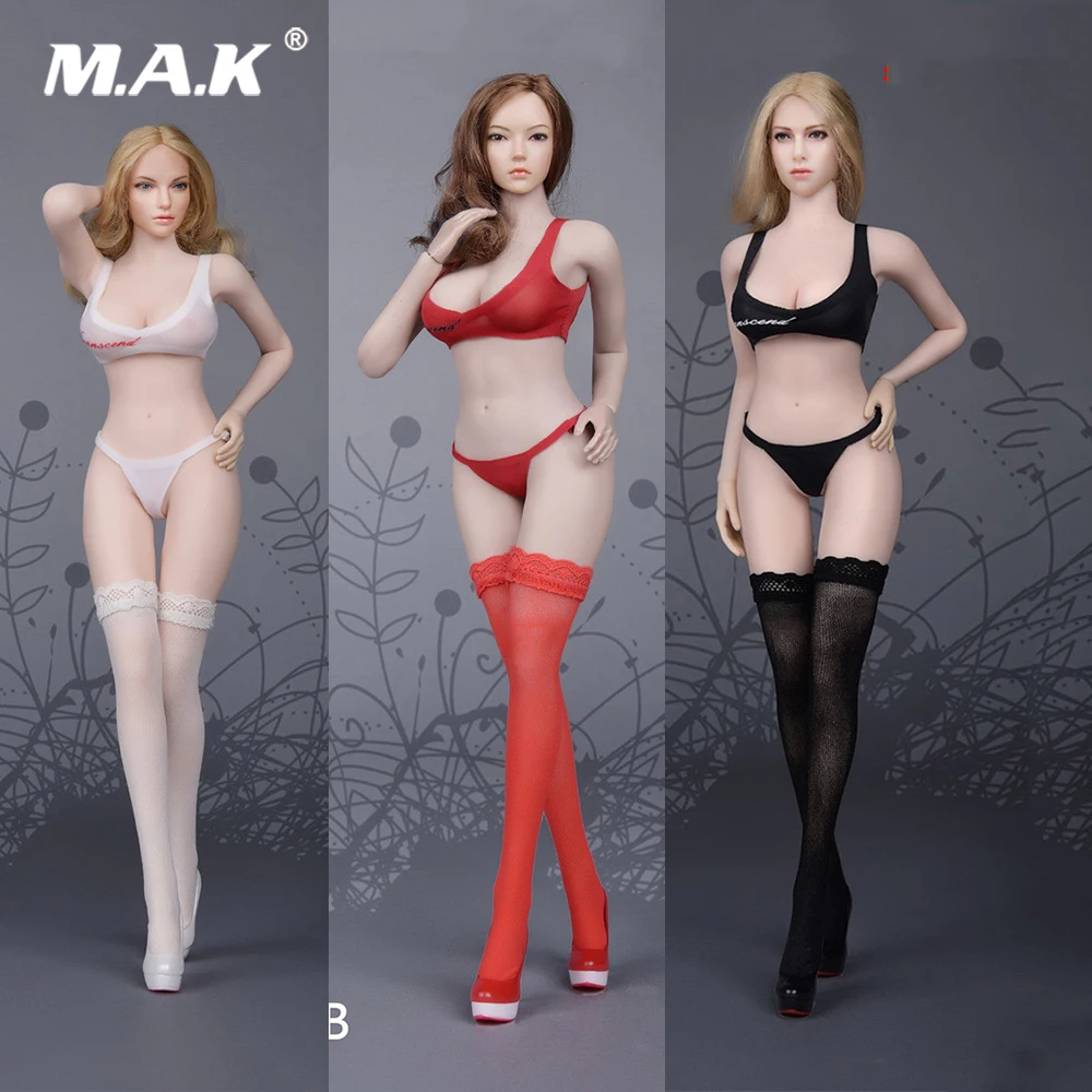 1/6 FG067 женские бикини бесшовное нижнее белье женское бельё комплект модель для