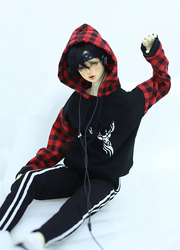 Одежда для куклы BJD 1/4 1/3 дядя дракона душа гигантский Топ малышей с принтом