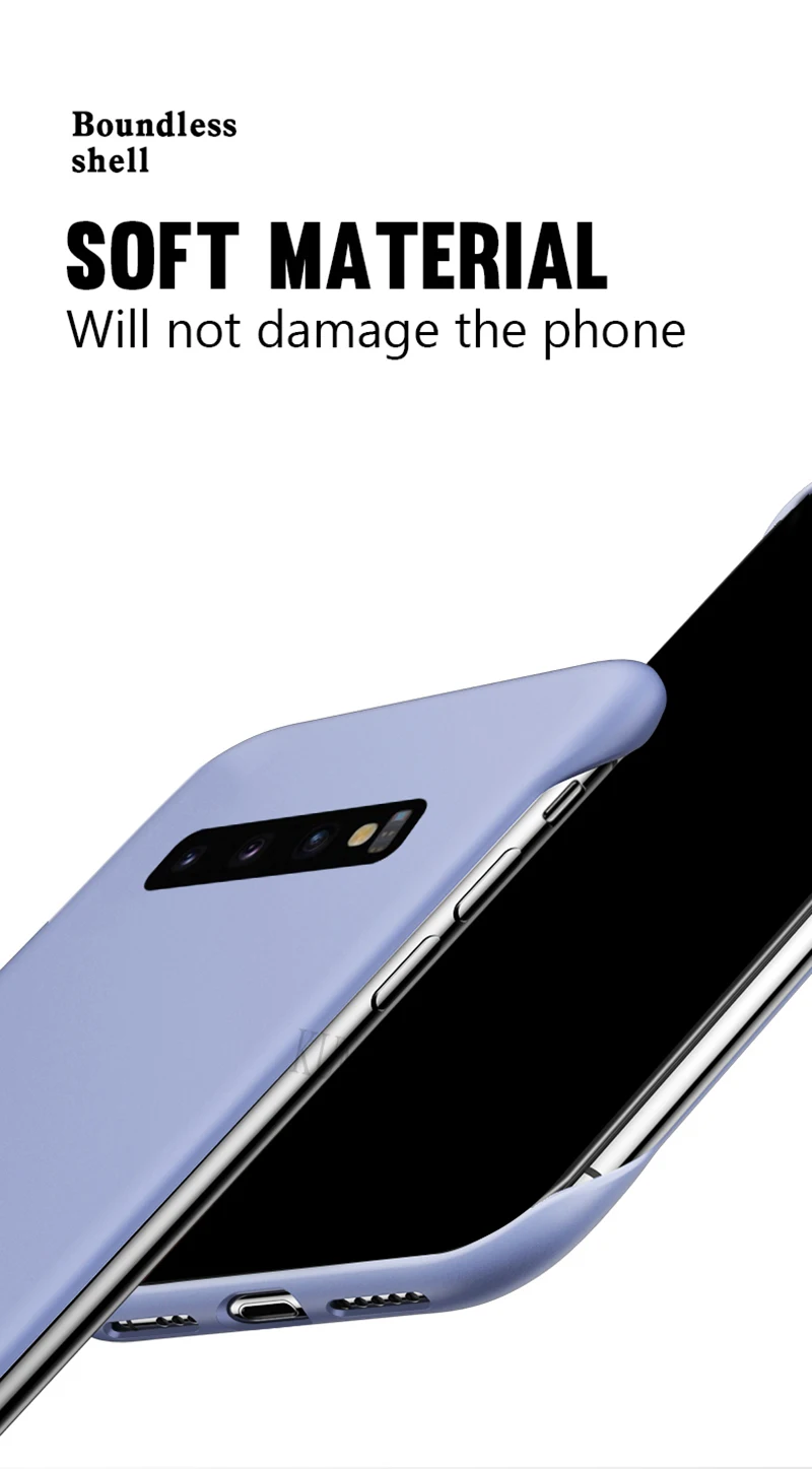 Ультра тонкие роскошные бескаркасные жесткие чехлы для samsung Galaxy S9 S10 Plus Note 9 10 S9Plus S10Plus яркие цвета задняя крышка бампер