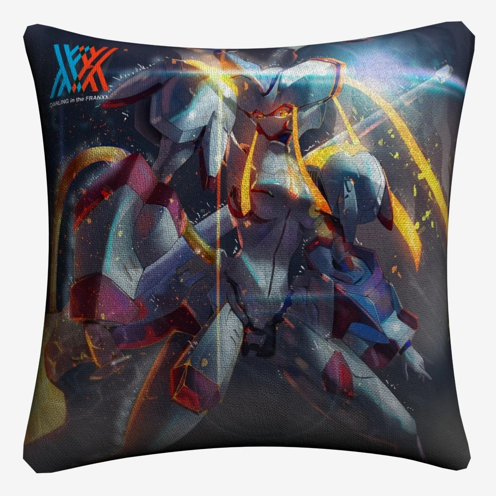 Darling в Franxx аниме декоративные льняные наволочки для подушек дивана размером 45*45
