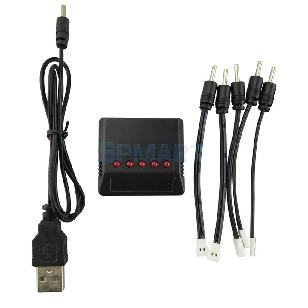 5 in 1 Quadcopter Balanced Charger for JJRC H47 E56 RC Drone Power Supply | Игрушки и хобби