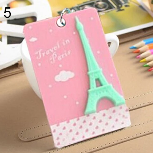 Держатель для карт из ПВХ с героями мультфильмов комплект ключей цепочкой чехол