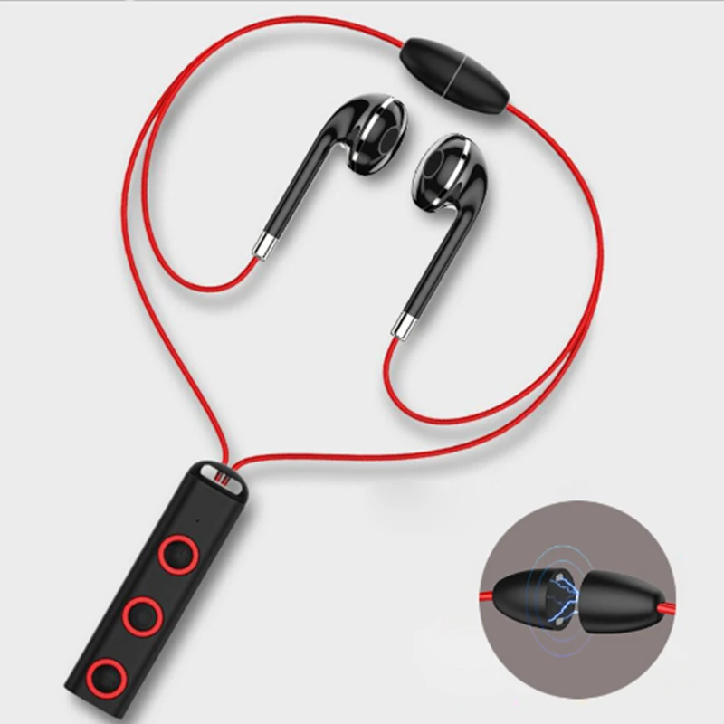 Высококачественные спортивные Bluetooth наушники с микрофоном беспроводные защитой