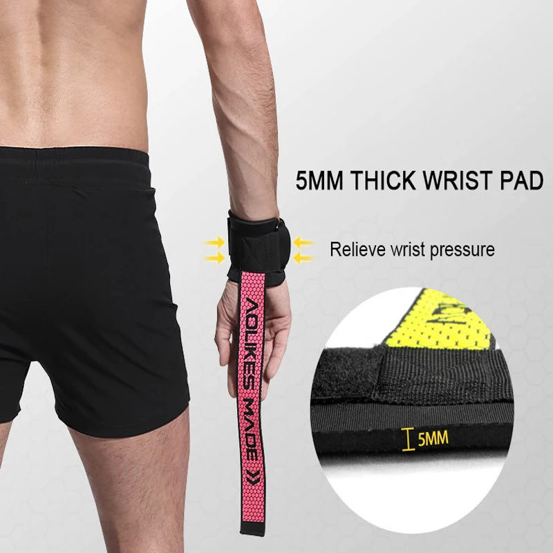AOLIKES 1 пара наручных браслетов для фитнеса тяжелой атлетики спортивные Кроссфит
