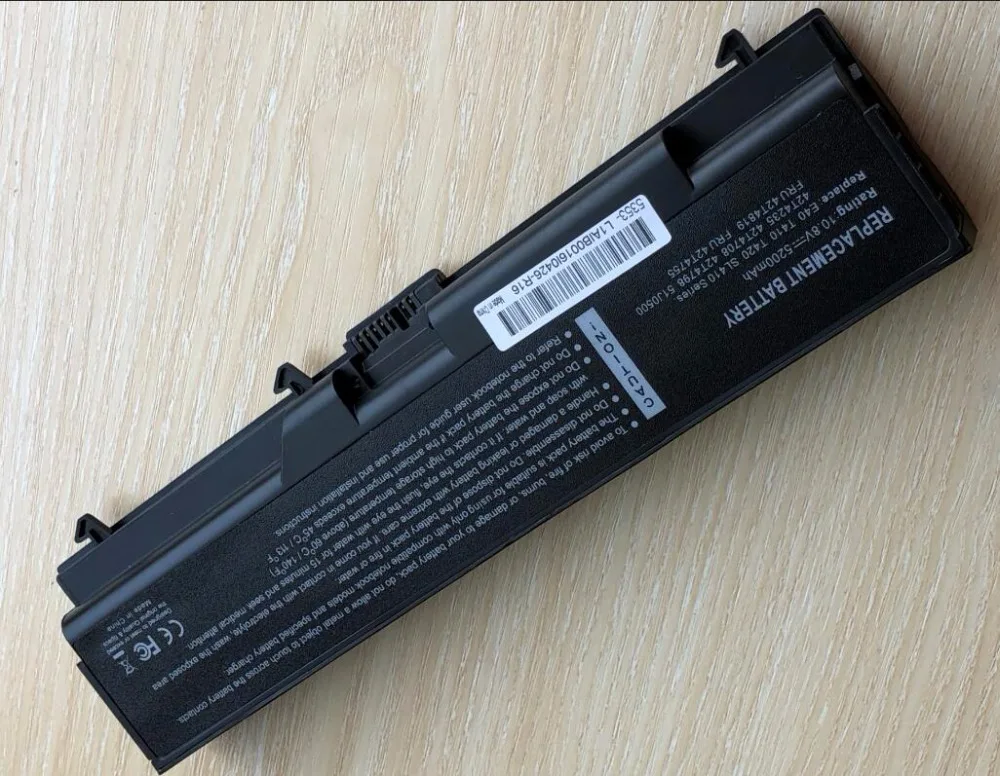 Новый аккумулятор для ноутбука Lenovo T410 T420 ThinkPad E40 E50 L410 L420 L520 SL410K 42T4733 42T4235 42T4731 6