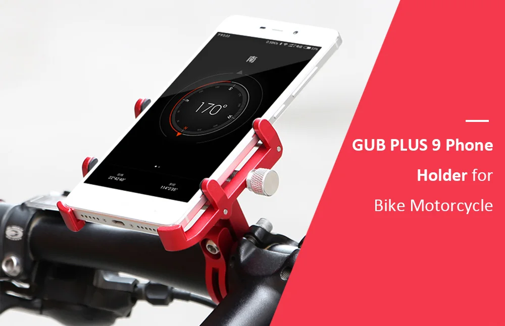 GUB Plus 9 велосипедный держатель для телефона 360 градусов портативный велосипедный телефон подставка поддержка 3,5-6,2 дюймов мобильный телефон/gps