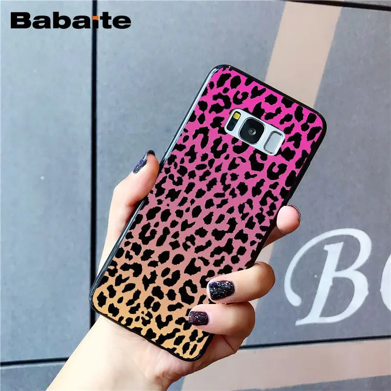 Модный чехол для телефона Babaite с тигром и леопардовым принтом Пантеры Samsung Galaxy S8 S7