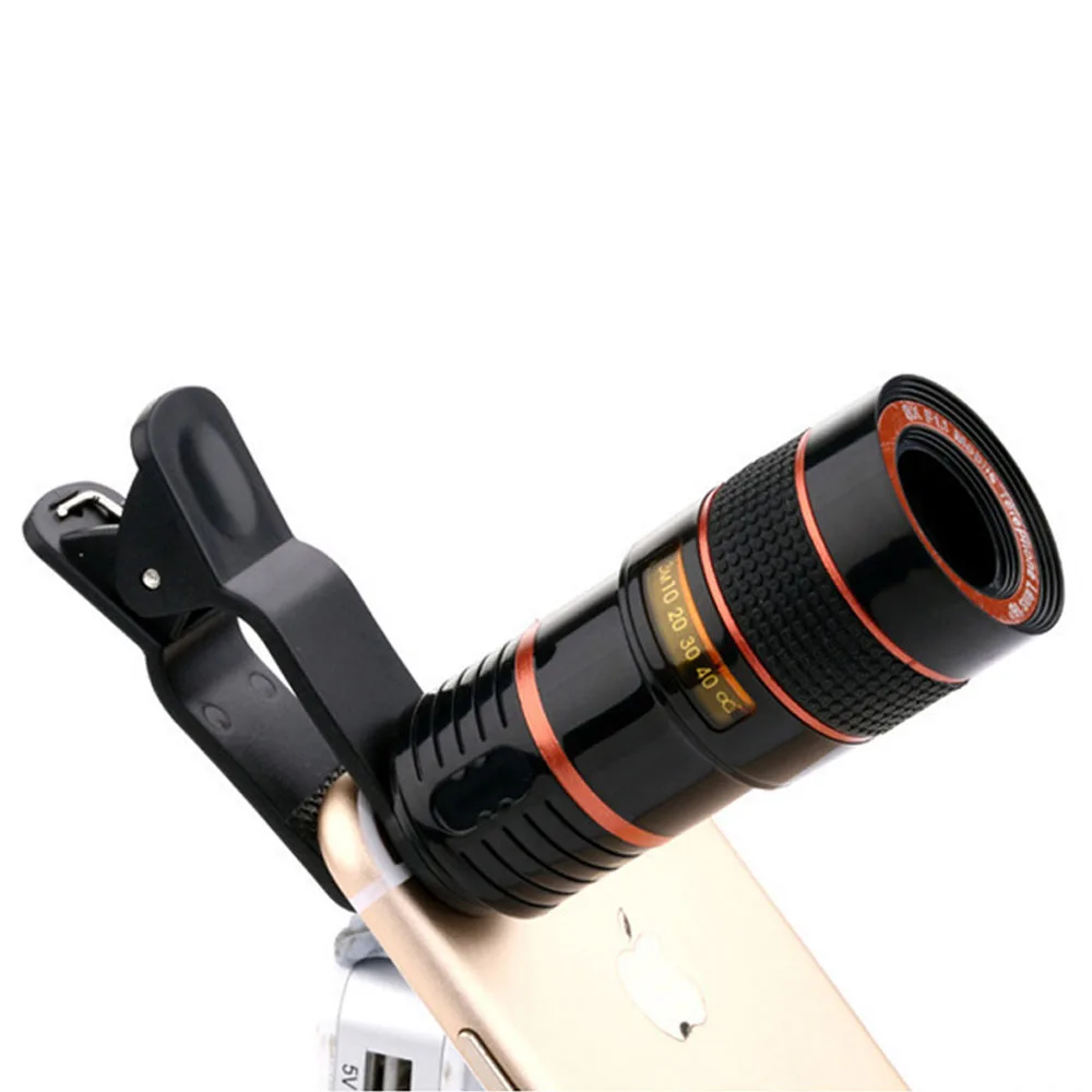 Портативный 8x зум Оптический Телефон телескоп мобильный телефон телефото камера