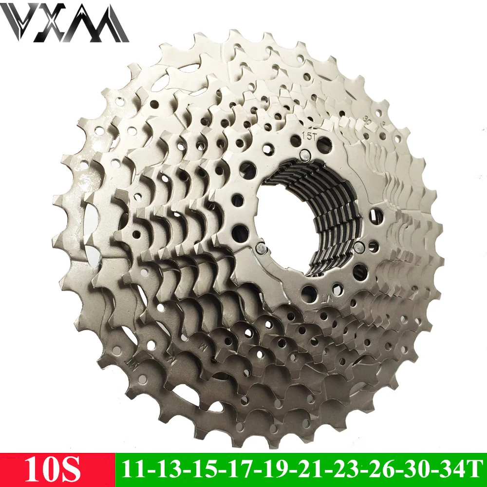 

VXM Bicycle Flywheel Mountain Bike Flywheel 10S Cassette Freewheel MTB 10 Speeds Flywheel 11-34T Teeth Crankset Bicycle Parts