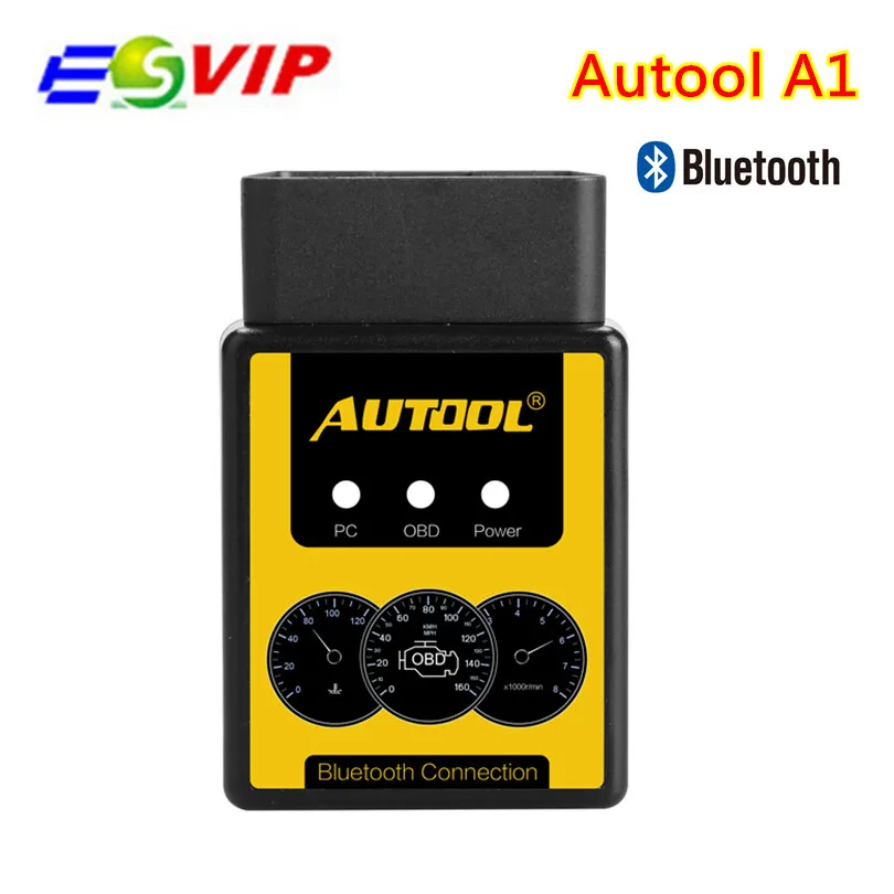 AUTOOL A1 OBD2 сканер V1.5 Bluetooth/WIFI OBD II автомобильный диагностический работает на Android
