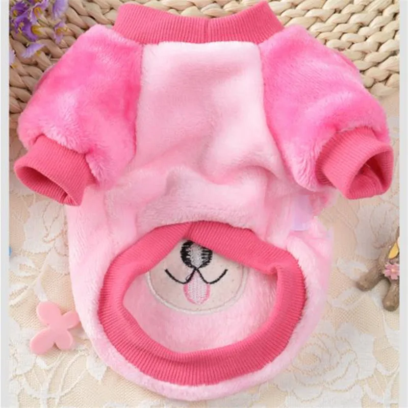 Bigeyedog милые Пёс из мультфильма с капюшоном зимняя одежда для собак Щенок Чихуахуа Пудель Бишон Йорки померанский шпиц Pet костюм одежда