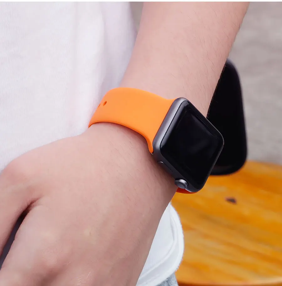 Lbiaodai ремешок для apple watch 4 3 apple watch band apple watch ремешок 44mm 40mm iwatch band 42mm 38mm спортивный силиконовый браслет ремешок для часов ремешки для apple watch 4 3 2 1