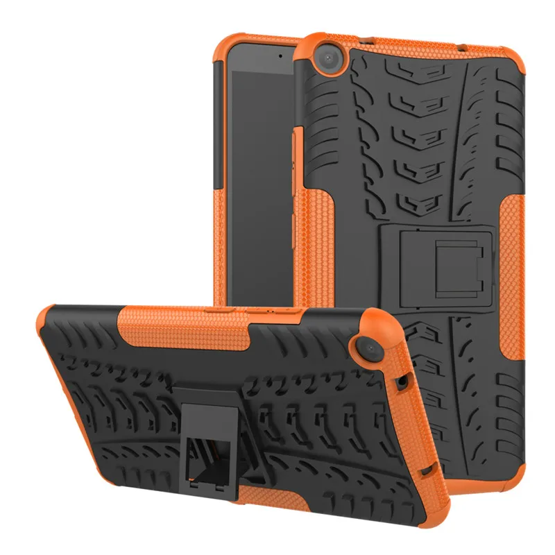 orange Жесткий защитный чехол для lenovo Tab 3 TAB3 7 Plus 7703 7703x TB-7703X TB-7703F 7 дюймов детский противоударный защитный Чехол+ пленка+ ручка - Цвет: orange