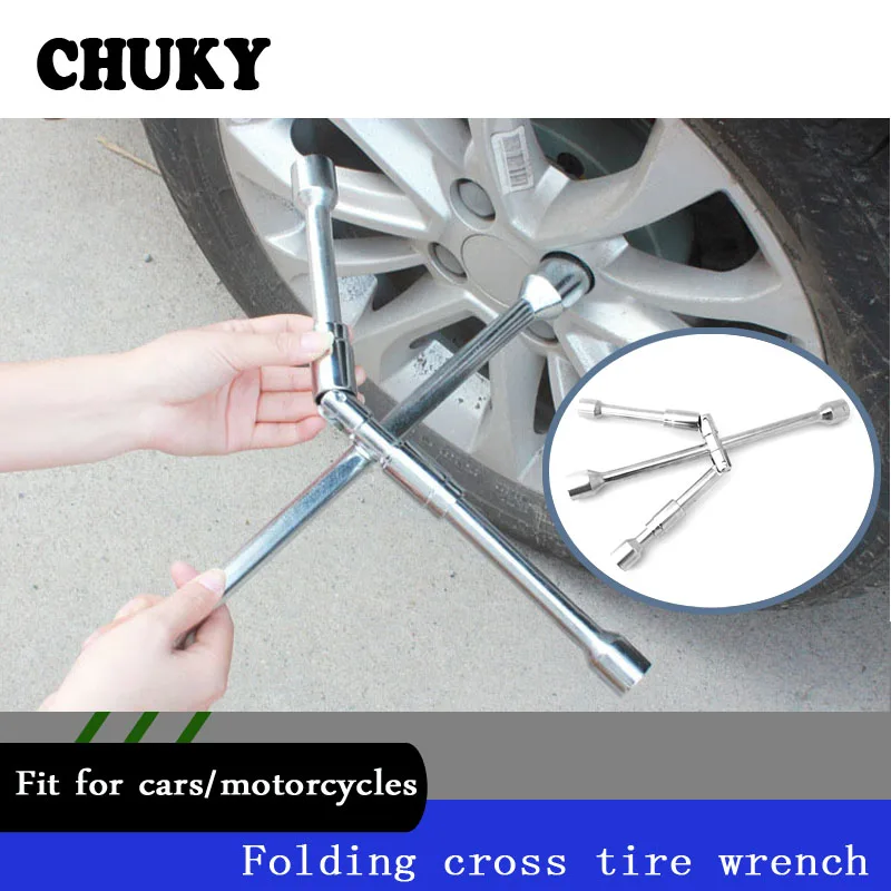 

CHUKY Cross-type Folding Wrench Car Repair Tools Multi-functional Socket Wrenches For Volkswagen VW Golf 4 5 7 6 MK4 Audi A3 A4