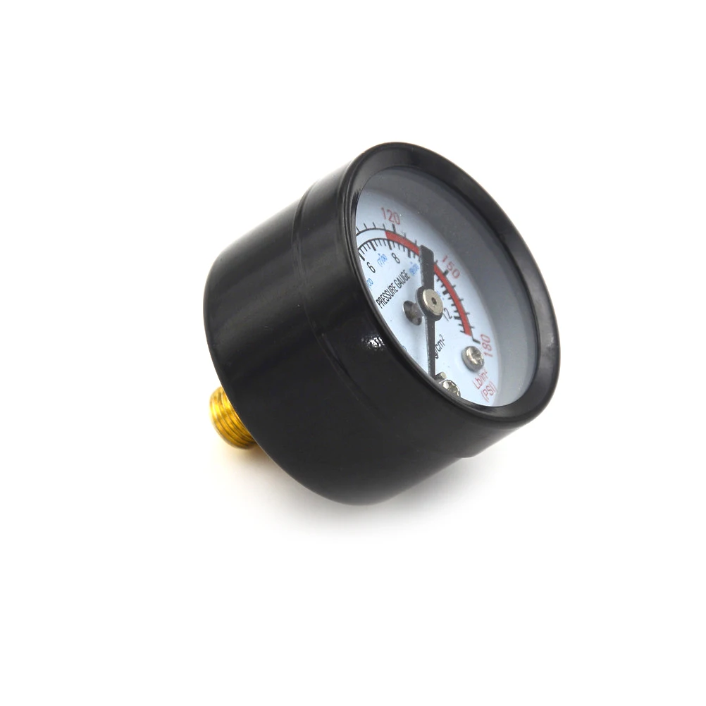 Манометр бар для воздушного компрессора 10 мм резьба 1/8 BSP 0 180 PSI 12|Манометры| |