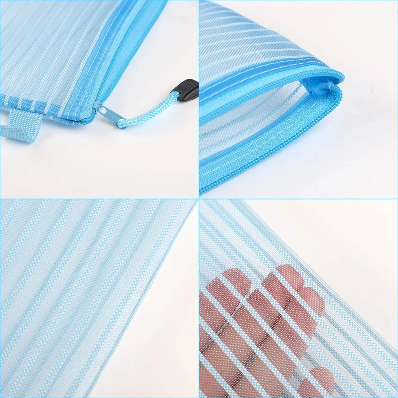 20 упаковок сетчатый мешок на молнии многофункциональные дорожные сумки для