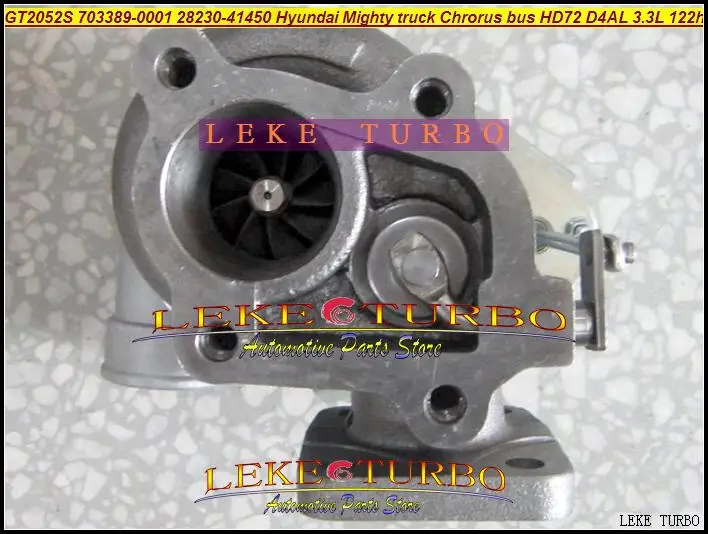 Турбокомпрессор GT2052S 703389-0001 703389-0002 28230-41450 703389 Для Hyundai Might Truck Chrorus bus HD72 D4AL 3.3L 122HP |
