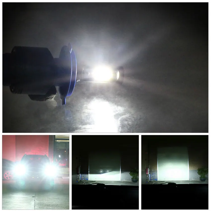 TXVSO8 H4 светодиодные лампы для автомобильных фар COB Chips 12000LM 6000K bombilla LED H7 H8 H11